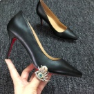 heels black red Black High Heel Pumps with Red Soles heels Size 12Cm