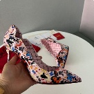 heels multicolor Colorful Patterned High Heel Pumps heels Size 12Cm
