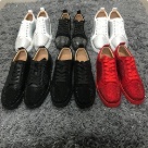 sneakers Black, White, Red Women's Rhinestone Casual Sneakers sneakers