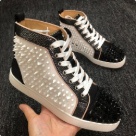 sneakers Black White Studded High Top Sneakers Black White sneakers Size 35