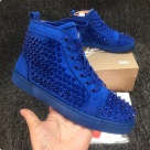 sneakers Blue Blue Studded High Top Sneakers sneakers