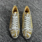sneakers Gold Silver Gold and Silver Studded High Top Sneakers sneakers Size 35-47