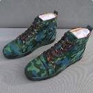sneakers Green Camouflage Camouflage High top Men's Sneakers sneakers