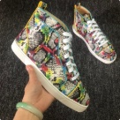 sneakers Multicolor Multicolor Snake Print High Top Sneakers sneakers Size 35-47