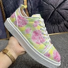 sneakers Pink Yellow White Pink Yellow White Patterned Casual Sneakers for Women sneakers Size 35-48