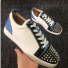 sneakers White Black Blue Studded Toe Casual Sneakers sneakers Size 35-47