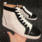 sneakers White Black Studded High top Sneakers White Black sneakers