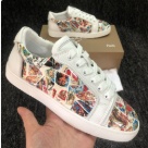 sneakers White Multicolor Casual White Multicolor Graphic Sneakers Unisex sneakers