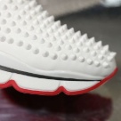 sneakers White Red White Red Studded Casual Sneakers sneakers