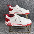 sneakers White Red White and Red Casual Sneakers with Red Sole sneakers