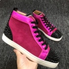 sneakers pink black white Spiked High Top Pink Black Sneakers sneakers