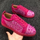 sneakers red Spike Studded Low Top Red Sneakers sneakers Size 35