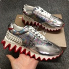 sneakers silver white red Silver Multi Color Unisex Wave Sole Sneakers sneakers