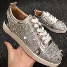 sneakers silver Silver Studded Spike Casual Sneakers Unisex sneakers