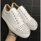 sneakers white White Studded Spike Casual Sneakers sneakers