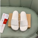 Christian Louboutin dress shoes White Red Men's White Spiked Slide Sandals with Red Sole dress shoes Size 38-45
