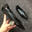 Christian Louboutin flats Black Christian Louboutin Black Patent Pointed Toe Flats Women flats