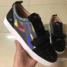 CL sneakers Black Iridescent CL Studded Black Iridescent Sneakers Men sneakers