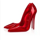 Christian Louboutin heels Red Christian Louboutin Red Patent Leather High Heels shoes heels