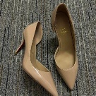 Christian Louboutin heels beige Christian Louboutin Beige Patent Leather High Heel Pumps heels Size 35-42