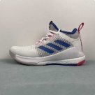 Adidas CrazyFlight White Blue Pink Basketball Shoes