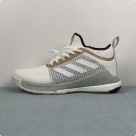 Adidas CrazyFlight White Grey Basketball Shoes