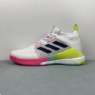 Adidas CrazyFlight White Pink Yellow Black Basketball Shoes