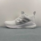 Adidas CrazyFlight White Silver Basketball Shoes