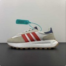 Adidas Retropy E5 GW6776 Beige Red Navy Running Shoes