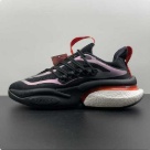Adidas AlphaBoost V1 IE4218 Black Purple Orange Running Shoes