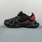 Adidas XLG Runner Deluxe Black Red Running Shoes