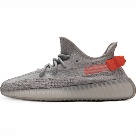 adidas Yeezy Boost 350 V2 Tail Light Grey Red sneakers Yupoo Top quality