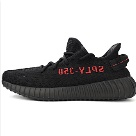 Adidas Yeezy Boost 350 V2 Bred Black Red sneakers 001 Yupoo Top quality