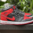 Air Jordan 1 Mid GS “Bred” DM9650-001-36–45 yupoo