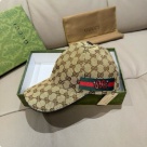 Gucci GG Supreme embroidered snake patch baseball cap Beige Brown Green Red hat Yupoo AAAA+