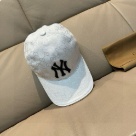 Gucci NY Yankees logo embroidered cap White Black hat Yupoo AAAA+