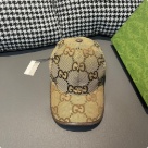 Gucci baseball cap Beige Brown hat 002 Yupoo AAAA+