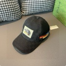 The North Face x Gucci logo patch cap Black hat Yupoo AAAA+