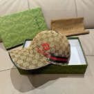 Gucci Beige Brown Red Green hat 001 Yupoo AAAA+