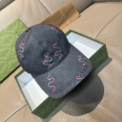 Gucci Black with red and blue snake pattern hat Yupoo AAAA+