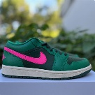 Jordan Air Jordan 1 Low MalachiteFir Pink Blast Coconut Milk DC0774-300-37.5-47.5 yupoo