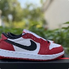Jordan Air Jordan 1 RETRO LOW OG “Black Muslin Varsity Red” HQ6998-600-40-48.5-001 yupoo