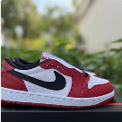 Jordan Air Jordan 1 RETRO LOW OG “Black Muslin Varsity Red” HQ6998-600-40-48.5 yupoo