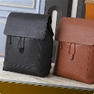 Louis Vuitton backpack Black Brown Louis Vuitton M15262 Leather Backpack backpack