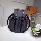 Louis Vuitton backpack Black Grey Louis Vuitton Damier Graphite Backpack backpack 001