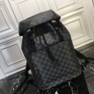 Louis Vuitton backpack Black Grey Louis Vuitton Damier Graphite Canvas Backpack M43422 backpack