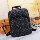 Louis Vuitton backpack Black Grey Louis Vuitton Monogram Black Grey Backpack M45335 backpack