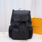 Louis Vuitton backpack Black Grey Louis Vuitton Monogram Eclipse Backpack backpack