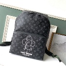 Louis Vuitton backpack Black Grey Louis Vuitton Monogram Forever Canvas Backpack backpack