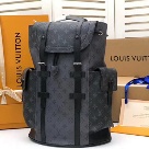 Louis Vuitton backpack Black Grey Louis Vuitton Monogram Shadow M45419 Backpack backpack